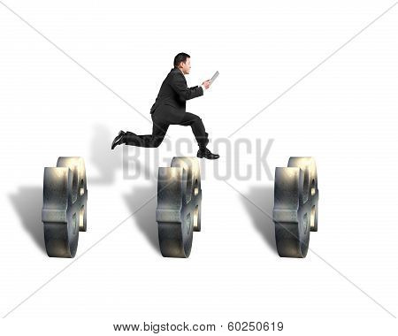 Jumping Over Money Symbols