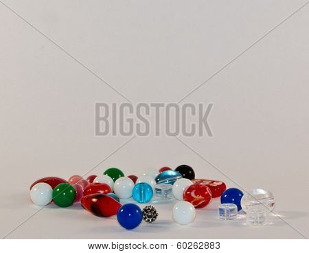 Colorful Beads With Copy Space