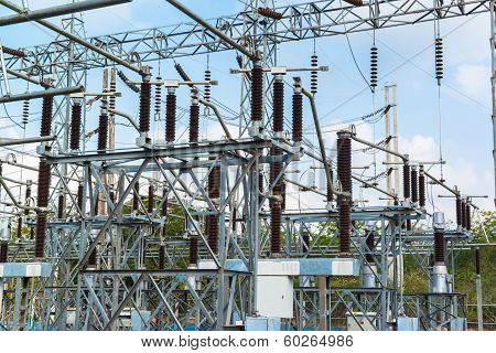 Power station for making electric energy