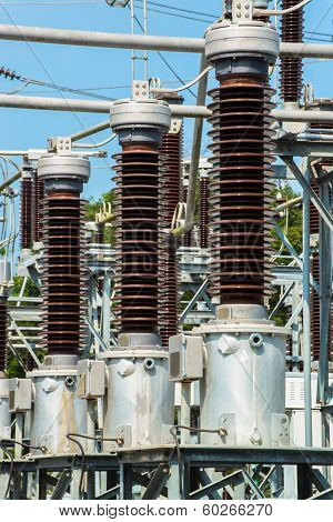 Power station for making electric energy