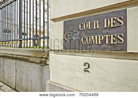 Court Of Audit Of Belgium