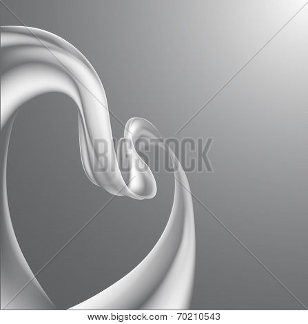 Heart Ribbon Background