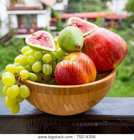 Fruit Bowl With  Fruits