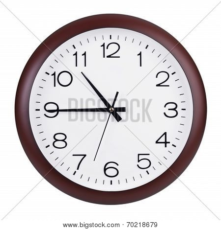 Quarter To Eleven On The Round Clock