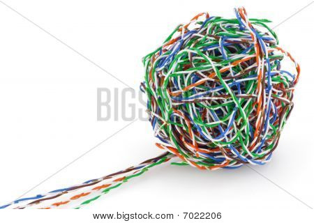Bolden fra et kabel Twisted Pair