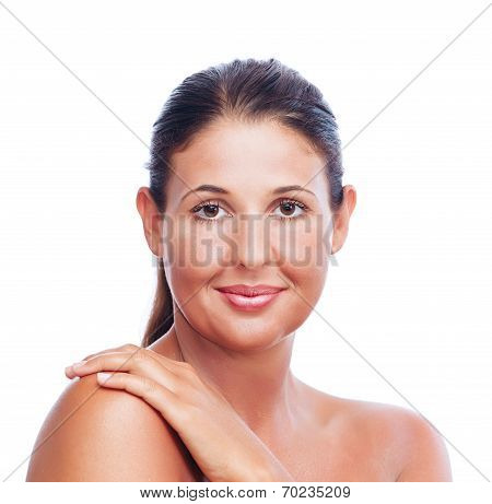 Closeup Of A Confident Woman