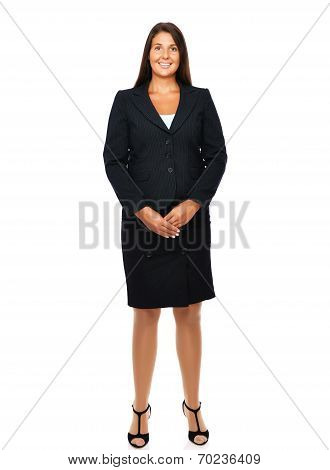 Beautiful Business Woman Standing.