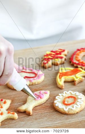 Zdobení cukroví