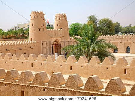 Famous Jahili fort in Al Ain oasis, United Arab Emirates