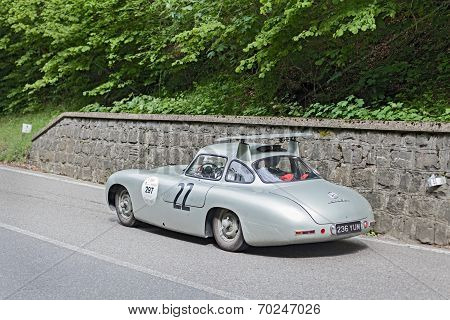 Mercedes Benz 300 Sl W194 In Rally Mille Miglia 2013