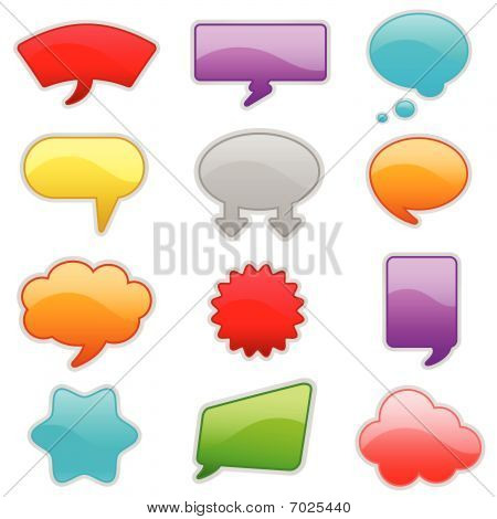 talk bubbles vector