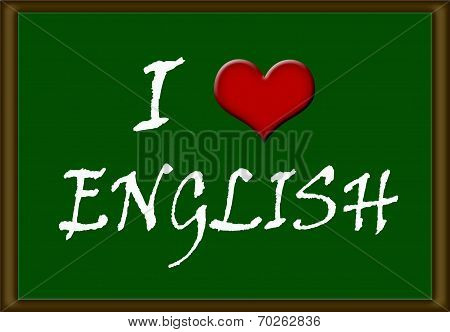 I love English