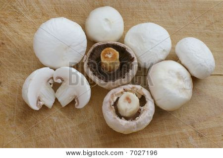 Button mushrooms