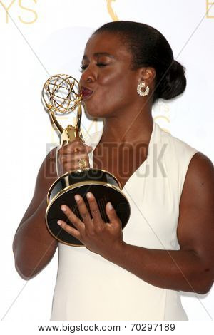 LOS ANGELES - AUG 16:  Uzo Aduba at the 2014 Creative Emmy Awards - Press Room at Nokia Theater on August 16, 2014 in Los Angeles, CA