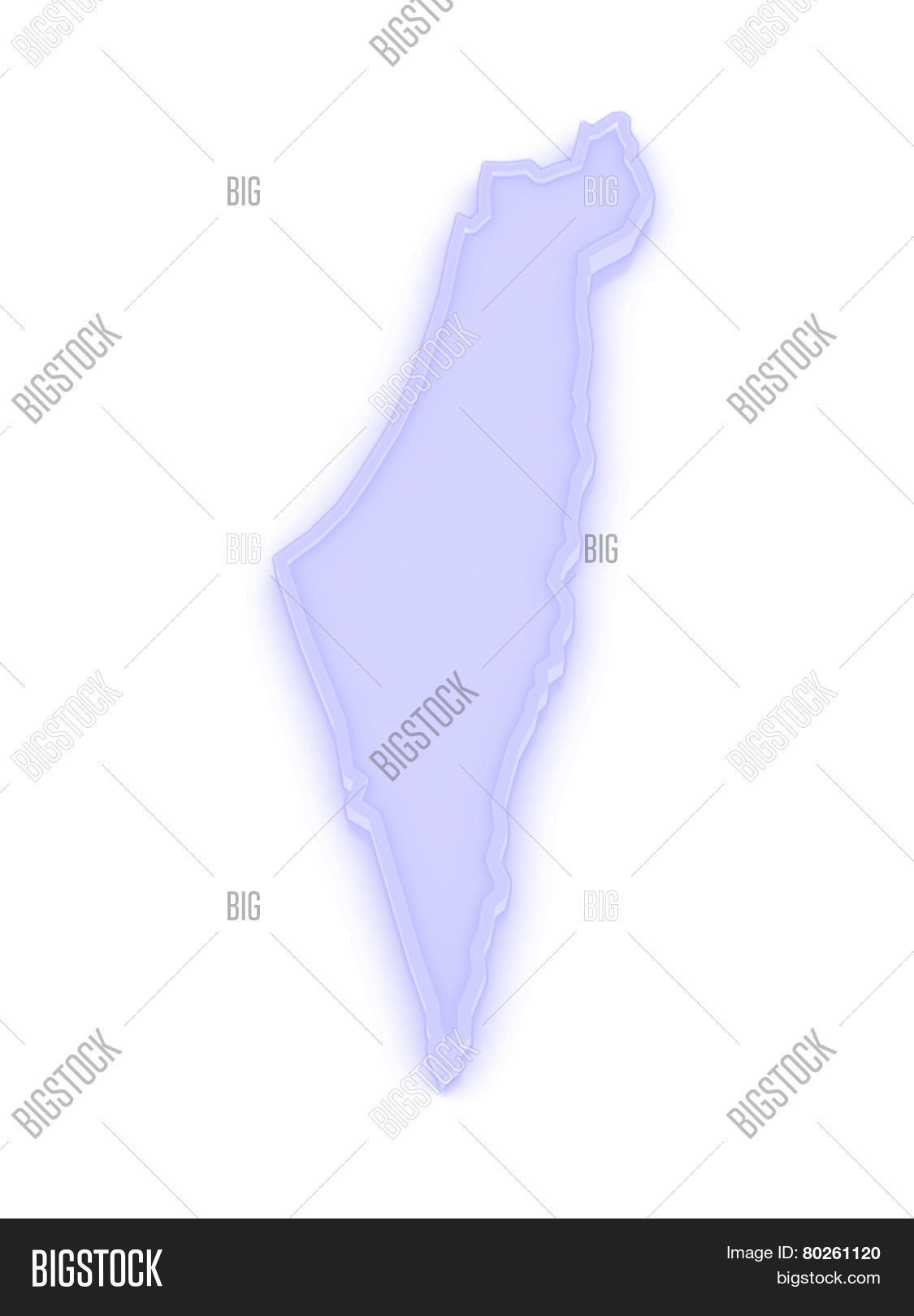 Map Israel. 3d Image & Photo (Free Trial) | Bigstock
