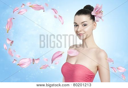 Beautiful Brunette Woman - Body And Skin Care Concept
