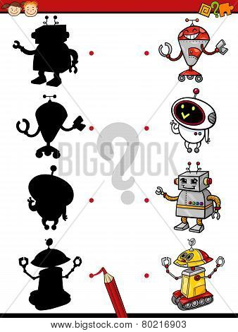 Education Shadows Game Cartoon