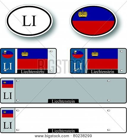 Liechtenstein Auto Set