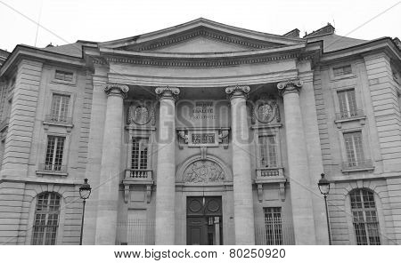 Building Of Law Department Of University Of Paris.