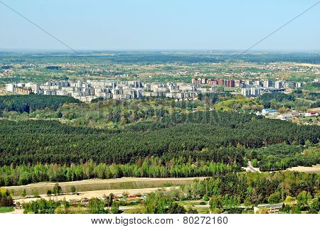 Vilnius City Capital Of Lithuania Aerial View