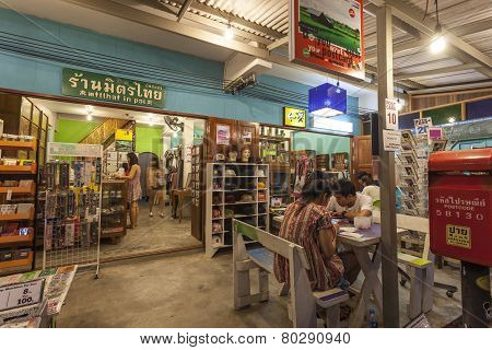 Walking Street in Pai, Mea Hong Son, Thailand