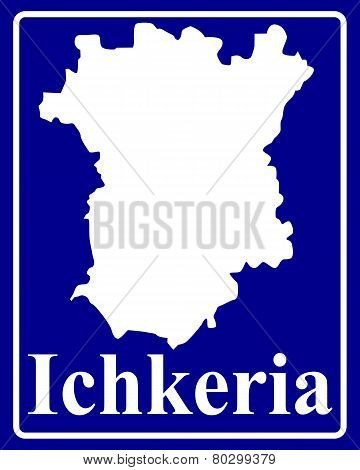 Silhouette Map Of Ichkeria