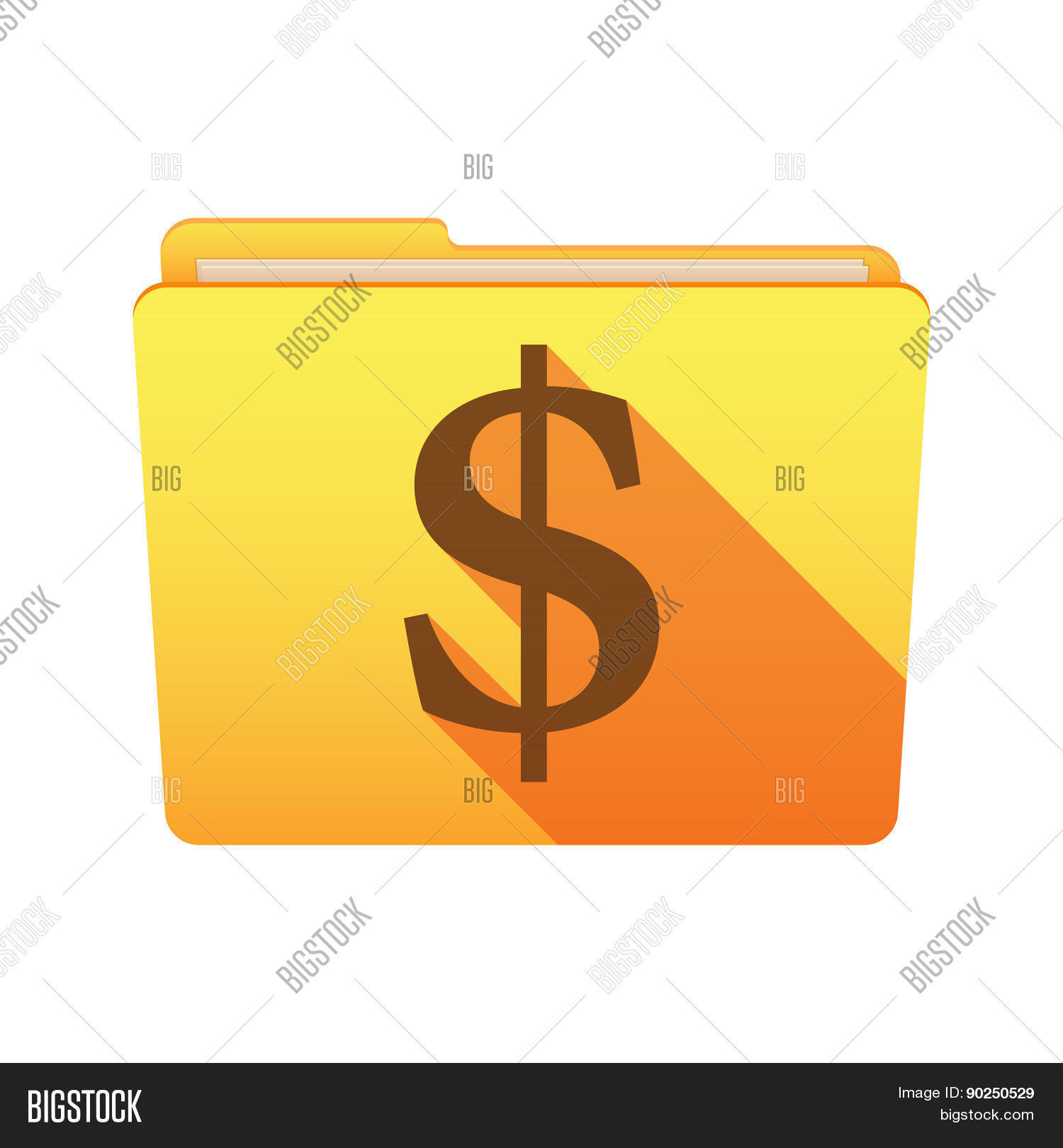 Folder Icon Dollar Vector & Photo (Free Trial) Bigstock