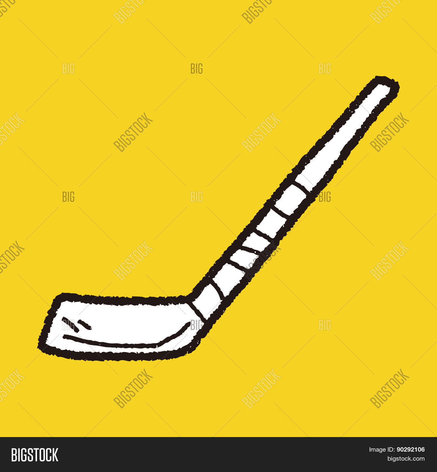 Hockey Stick Doodle Vector & Photo (Free Trial) Bigstock