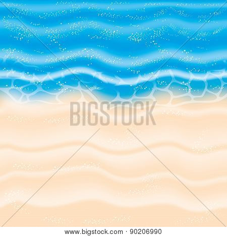 Vector illustration. Beach.