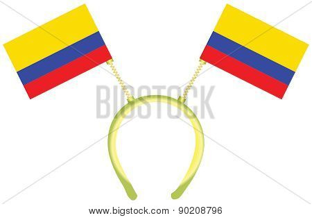 Witty Headdress Flags Colombia