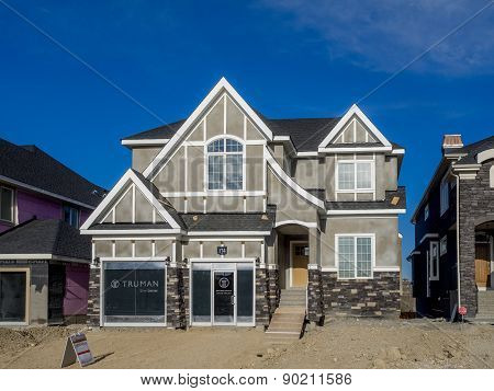 show home under construction