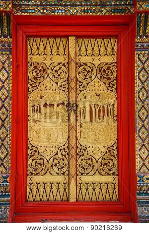 Buddhist Church Door