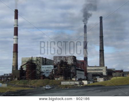 Industrial Factory schädlich für die Natur