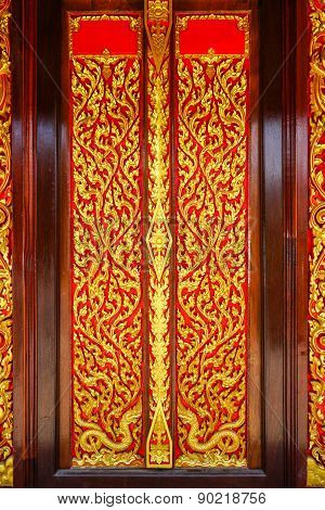 Buddhist Church Door