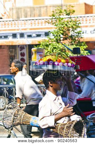 Cycle Rickshaws  In The Streets