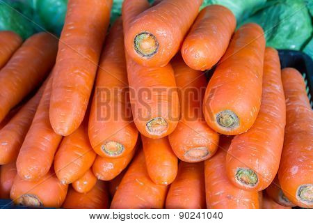 Carots For Sale At Market,thailand