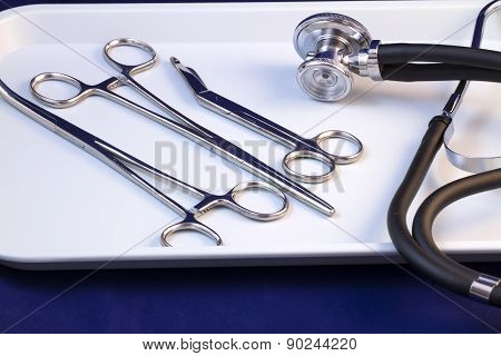 Medical Tray With Tools