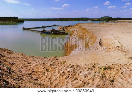 Sand mining
