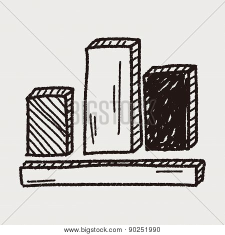 Bussiness Chart Doodle Drawing