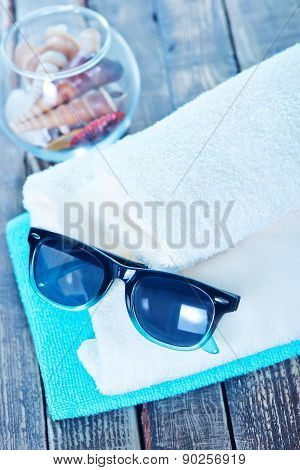 Sun Glasses And Flip Flops