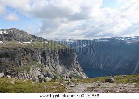 View on the mountains.
