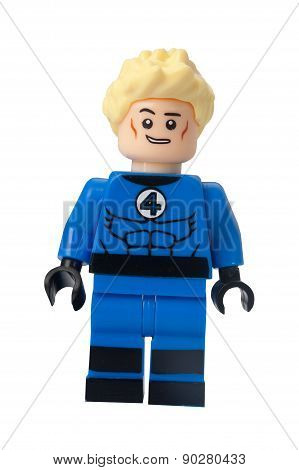 Johnny Storm Custom Lego Minifigure