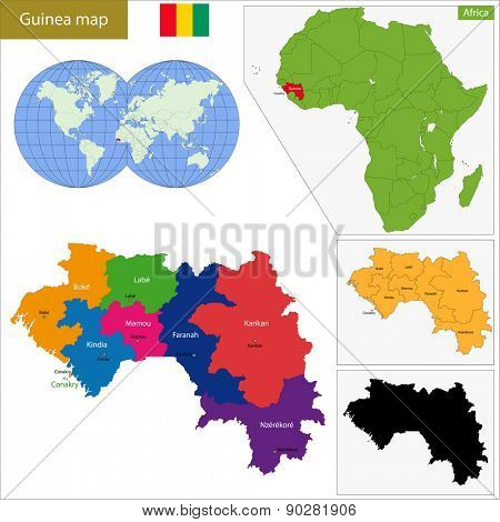 Administrative division of the Republic of Guinea