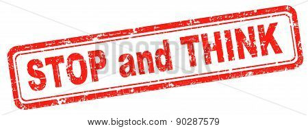 Stop And Think