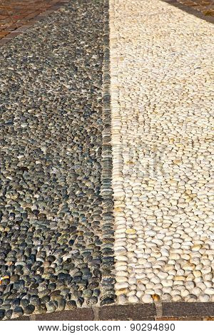 Near Mozzate Street Lombardy Italy  Varese Abstract   Pavement Of  Marble