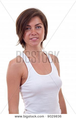 Žena nosí vesty