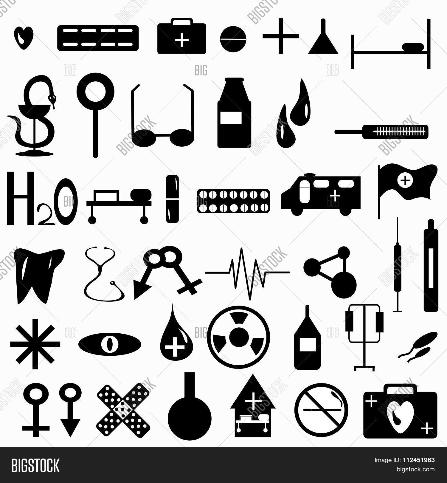 Medicine Symbols Vector & Photo (Free Trial) Bigstock