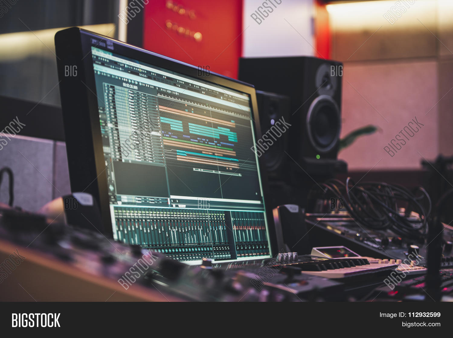 Closeup Mixing Deck Image & Photo (Free Trial) Bigstock