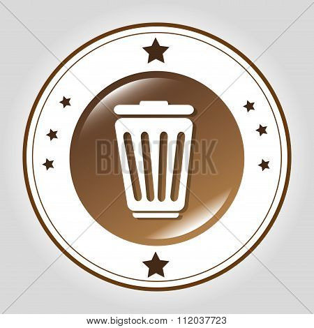 Delete or trash Line icon