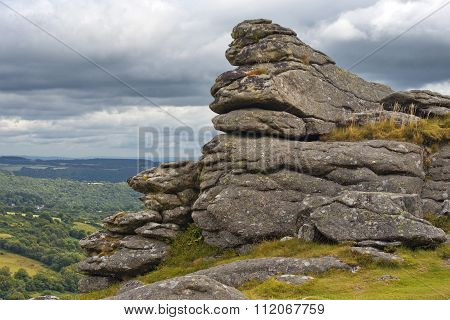 Landscape Of Land's End In Cornwall England